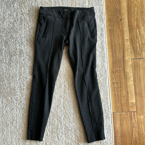 Ann Taylor Loft size 2P Dark grey tapered pants - Picture 3 of 5